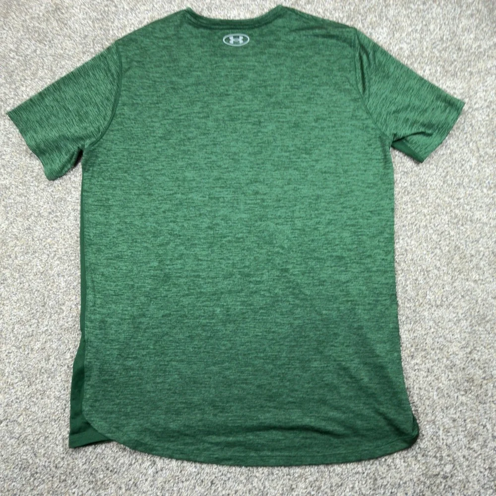 Under Armour Men XL Colorado State Rams HeatGear Green Heather T-Shirt UM0698‎